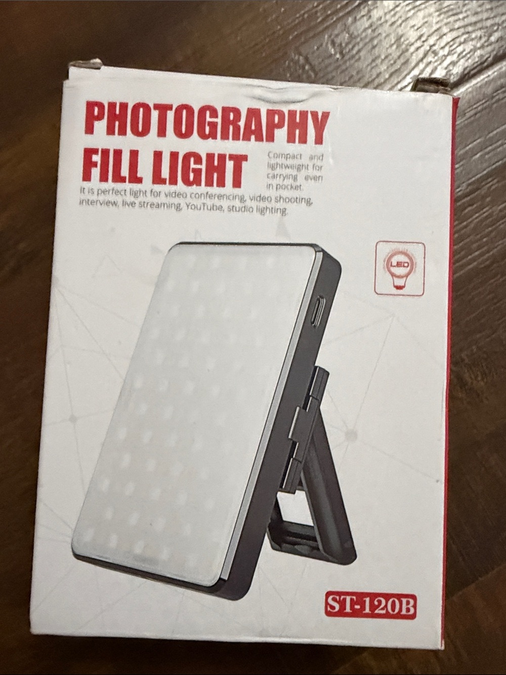 Photography Fill Light ST-120B LED Panel - Black